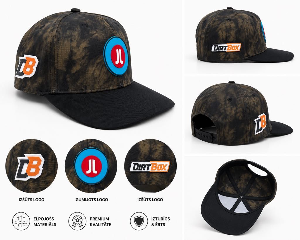 JJ_Racers_ CAP Vintage Washed Black