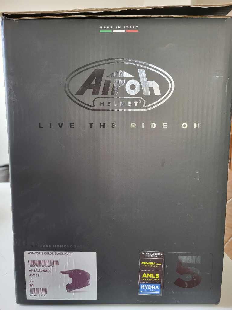 Helmet Aviator 3 color Black matt